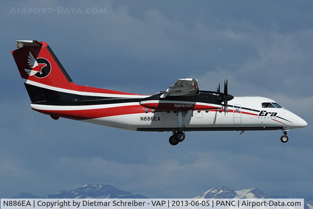N886EA, 1990 De Havilland Canada DHC-8-102 Dash 8 C/N 215, Era Alaska Dash 8-100