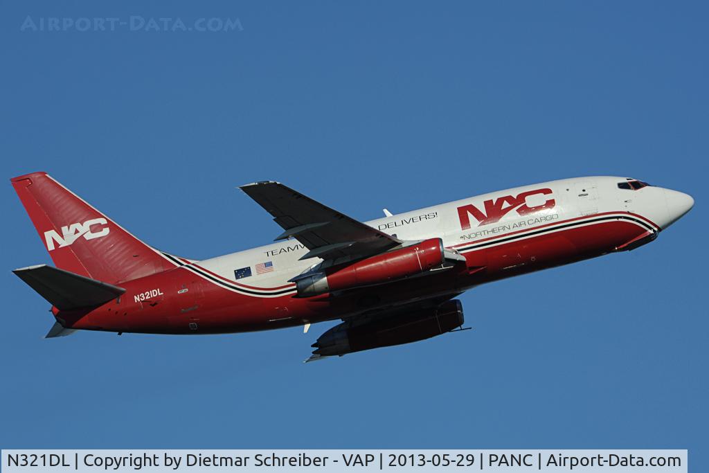 N321DL, 1984 Boeing 737-232 C/N 23093, Northern Air Cargo Boeing 737-200