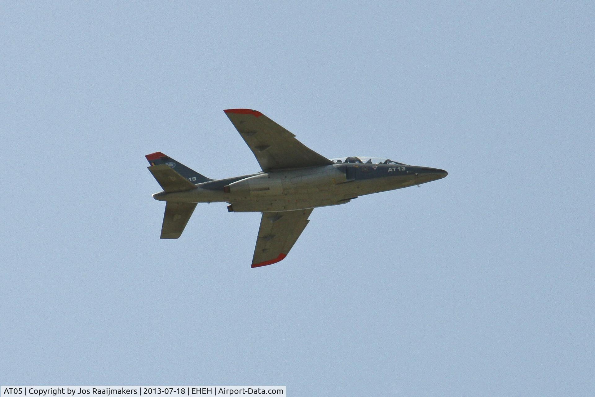 AT05, Dassault-Dornier Alpha Jet 1B C/N B05/1018, Several times this Alpha Jet passed by followed by the AT13.