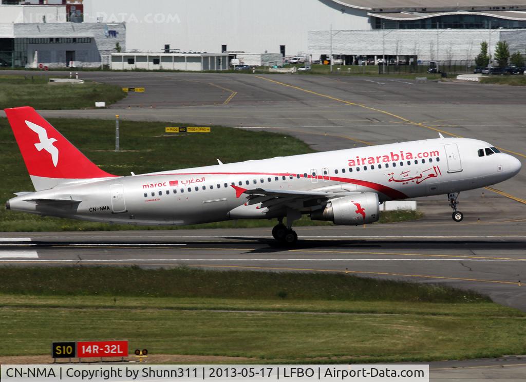 CN-NMA, 2009 Airbus A320-214 C/N 3809, Landing rwy 14R