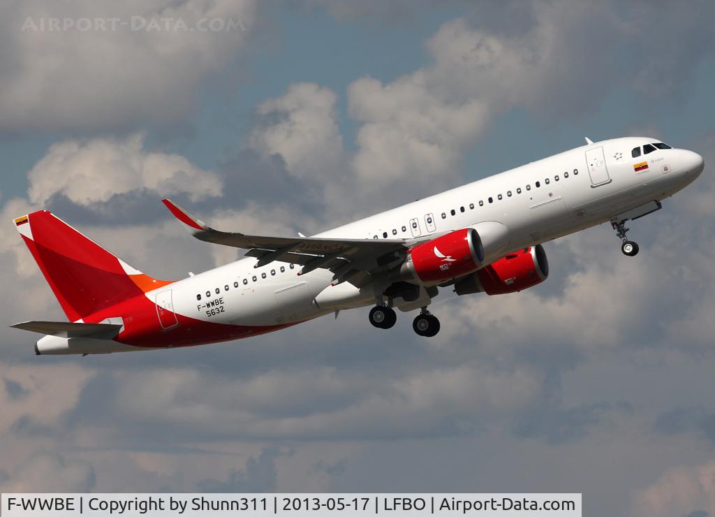F-WWBE, 2013 Airbus A320-214 C/N 5632, C/n 5632 - To be N632AV