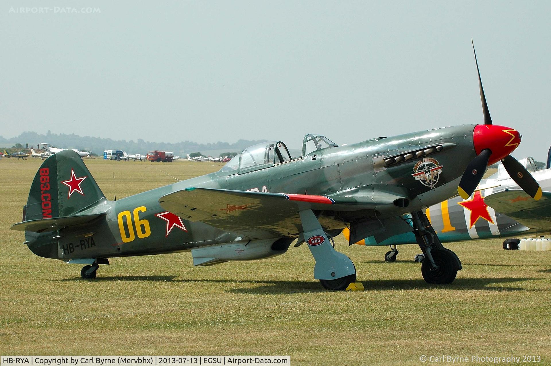 HB-RYA, Yakovlev Yak-9UM C/N 0470406, Part of the 