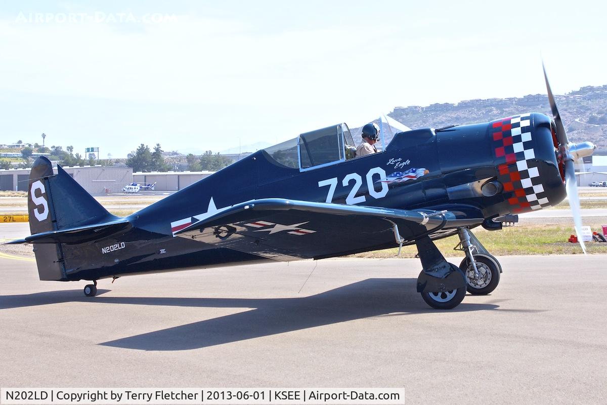 N202LD, 1952 North American NA-50 (replica) C/N 20470, At the 2013 Wings Over Gillespie Airshow in San Diego - California
