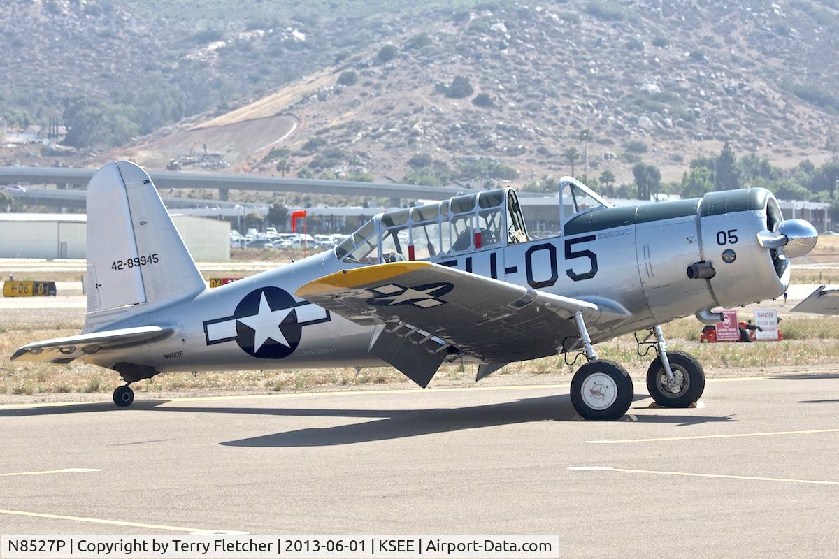 N8527P, 1980 Consolidated Vultee BT-13 C/N 79-758, At the 2013 Wings Over Gillespie Airshow in San Diego - California