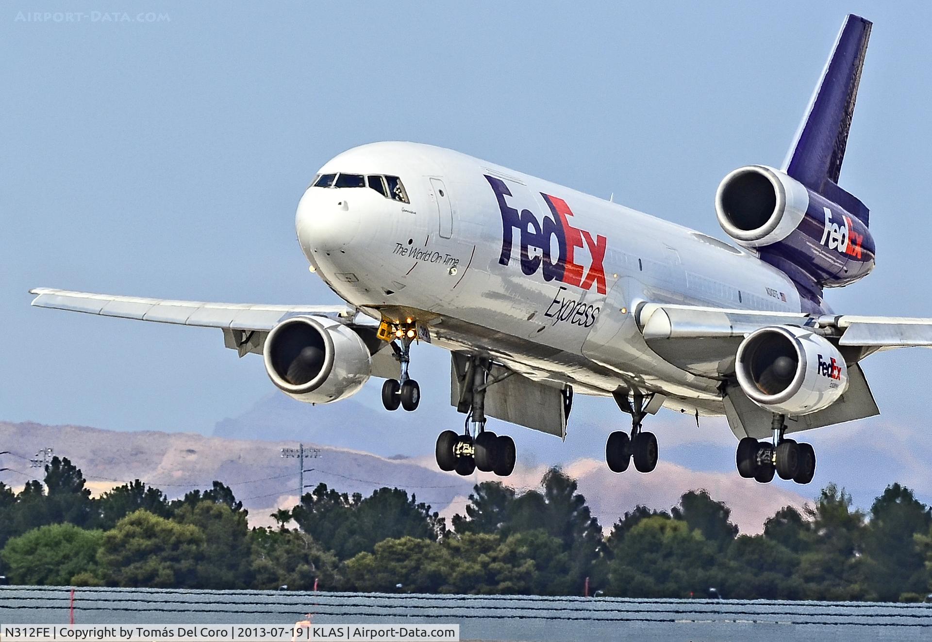 N312FE, 1987 McDonnell Douglas MD-10-30F C/N 48300, FedEx -1987 Federal Express MD-10-30F N312FE (cn 48300/433) 