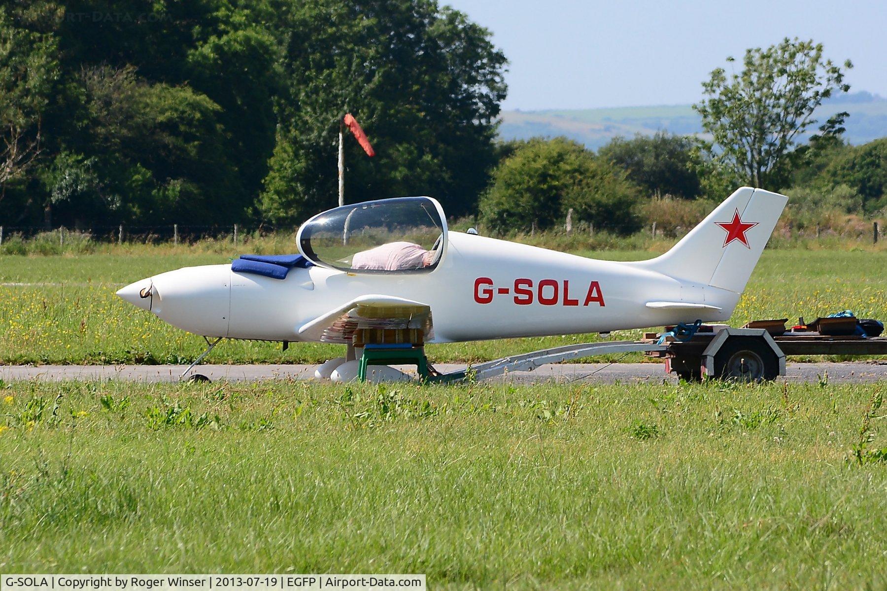 G-SOLA, 1988 Star-Lite SL-1 C/N PFA 175-11311, Star-lite SL-1 microlight. Only two in the UK, the other being G-FARO.