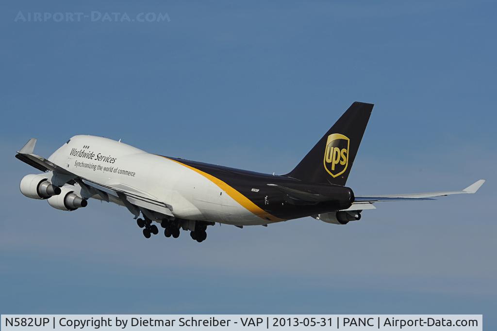 N582UP, 1997 Boeing 747-4R7F/SCD C/N 29053, UPS Boeing 747-400