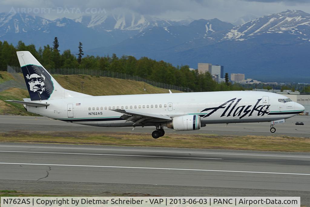 N762AS, 1992 Boeing 737-4Q8 C/N 25099, Alaska Airlines Boeing 737-400