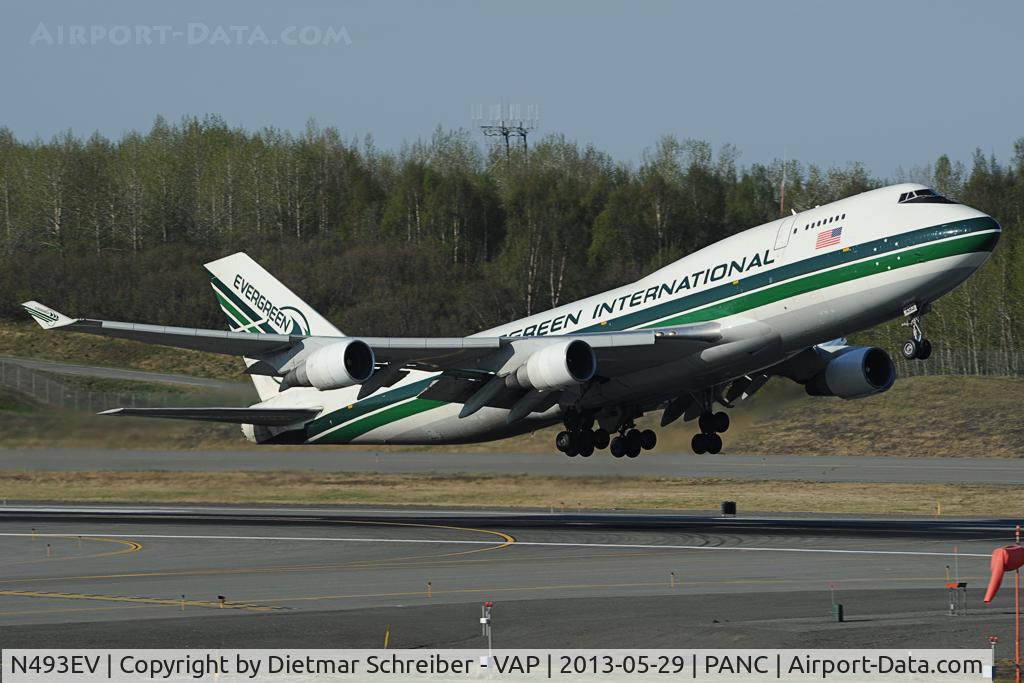 N493EV, 1993 Boeing 747-4H6 C/N 25702, Evergreen Boeing 747-400