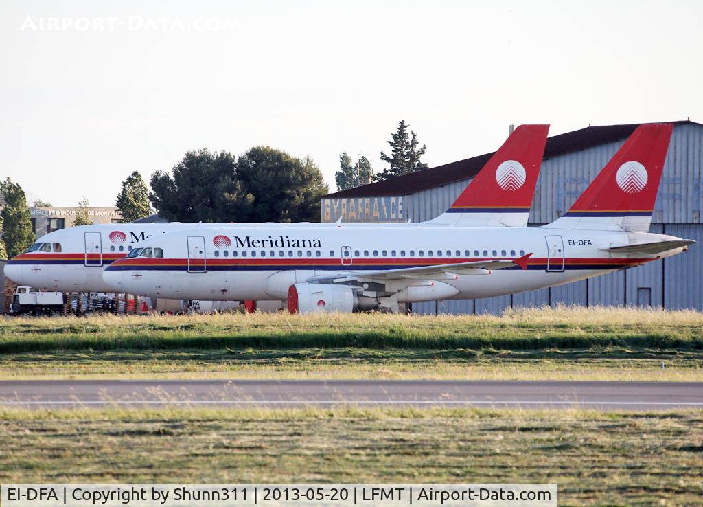 EI-DFA, 2000 Airbus A320-232 C/N 1305, Stored at Latecoere Aeroservices facility... To be b/u
