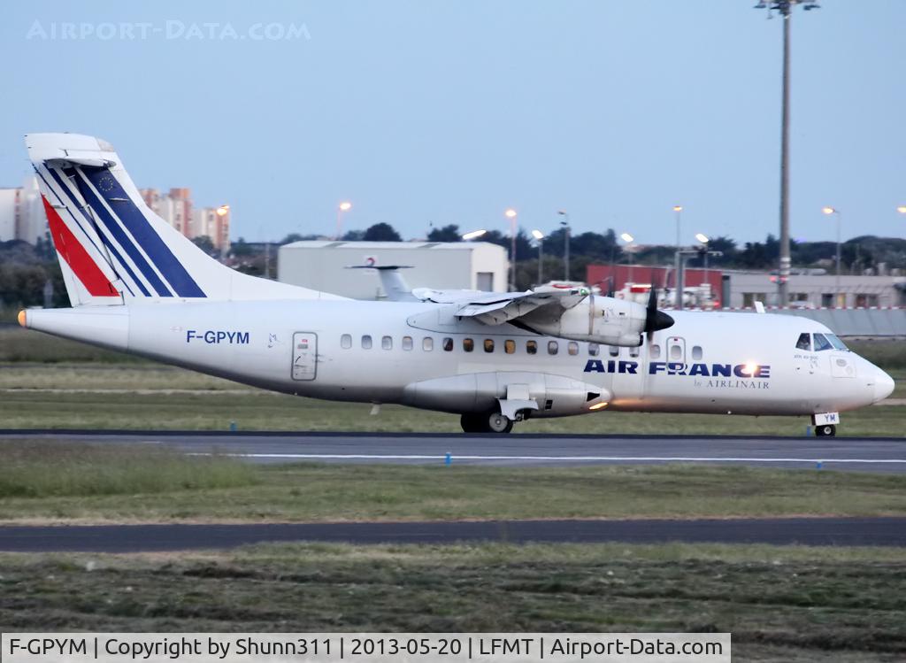 F-GPYM, 1997 ATR 42-500 C/N 520, Landing rwy 13