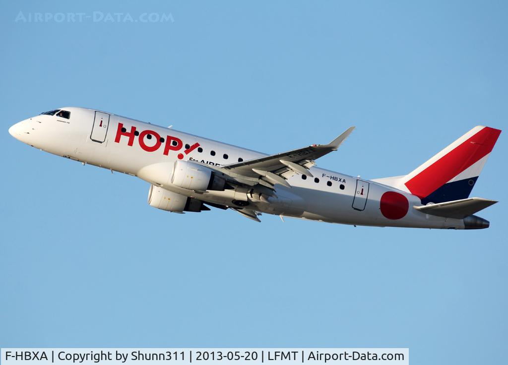 F-HBXA, 2008 Embraer 170LR (ERJ-170-100LR) C/N 17000237, Climbing after take off rwy 13
