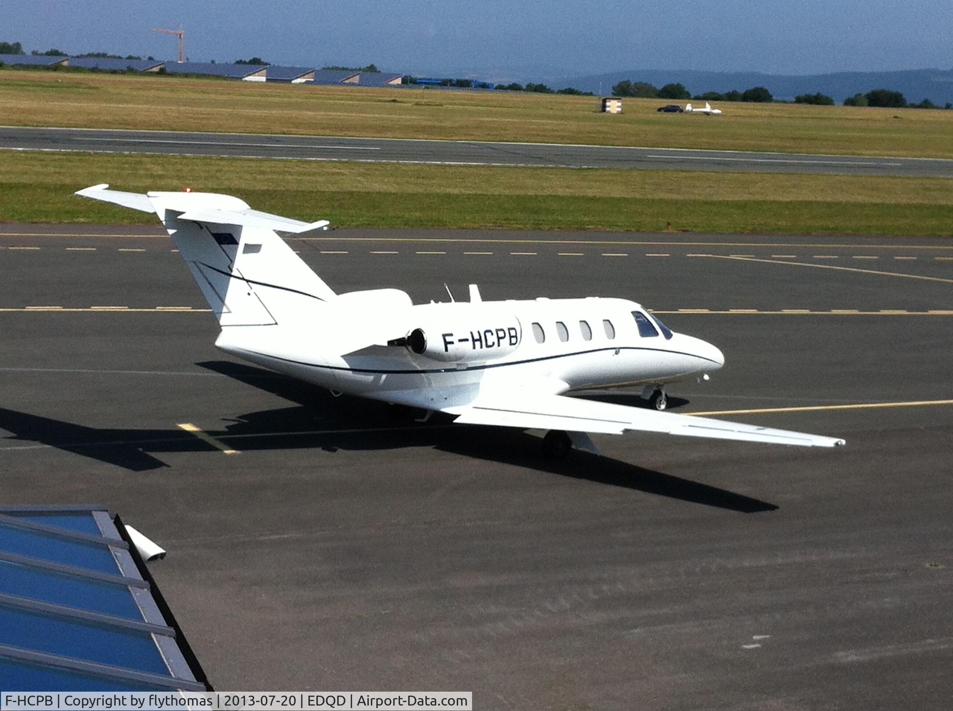 F-HCPB, 1999 Cessna 525 CitationJet CJ1 C/N 525-0322, F-HCPB Bayreuth Airport