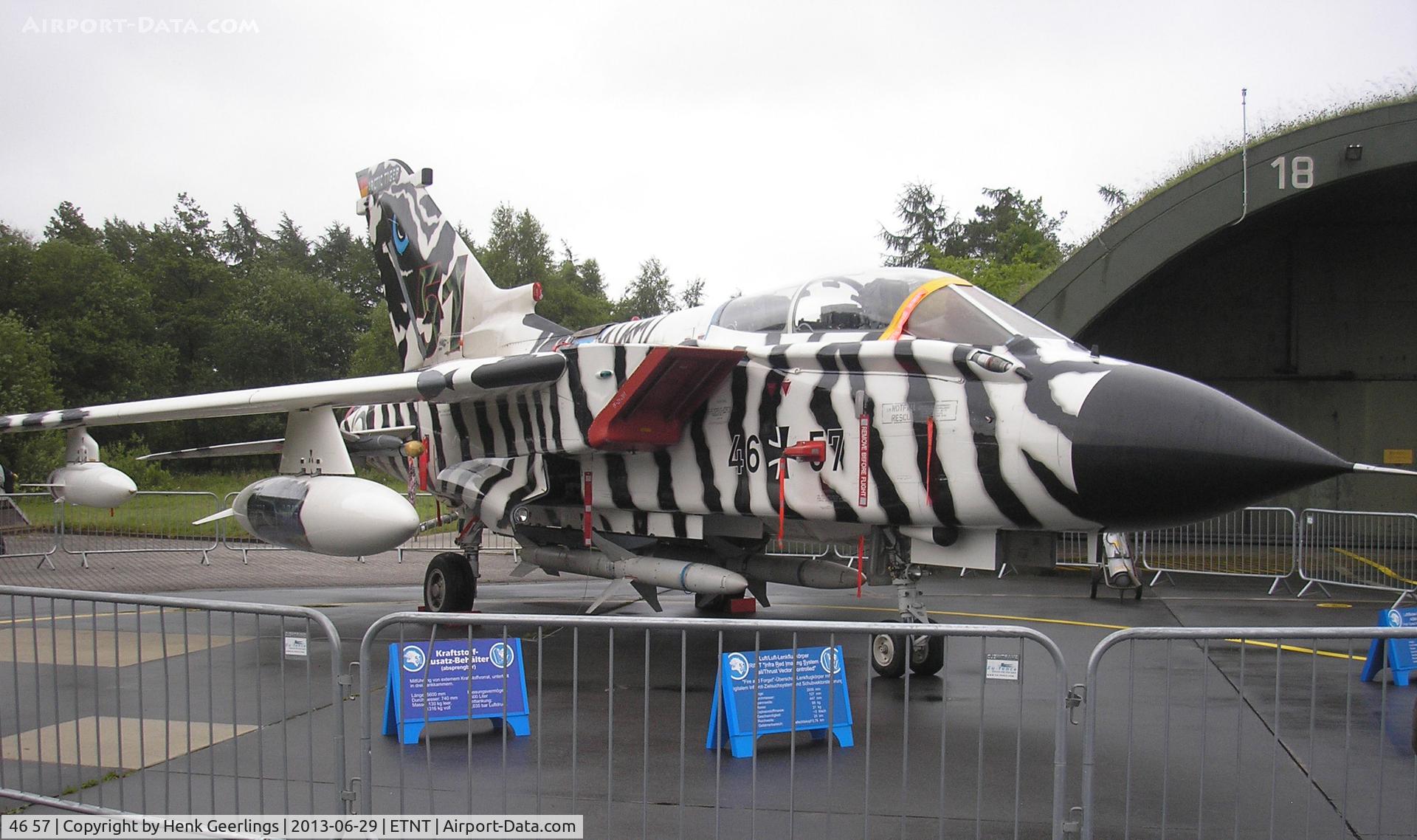 46 57, Panavia Tornado ECR C/N 906/GS290/4357, Phantom F-4F Farewell Airshow at Wittmund AFB.

Artic Tiger Meet cs