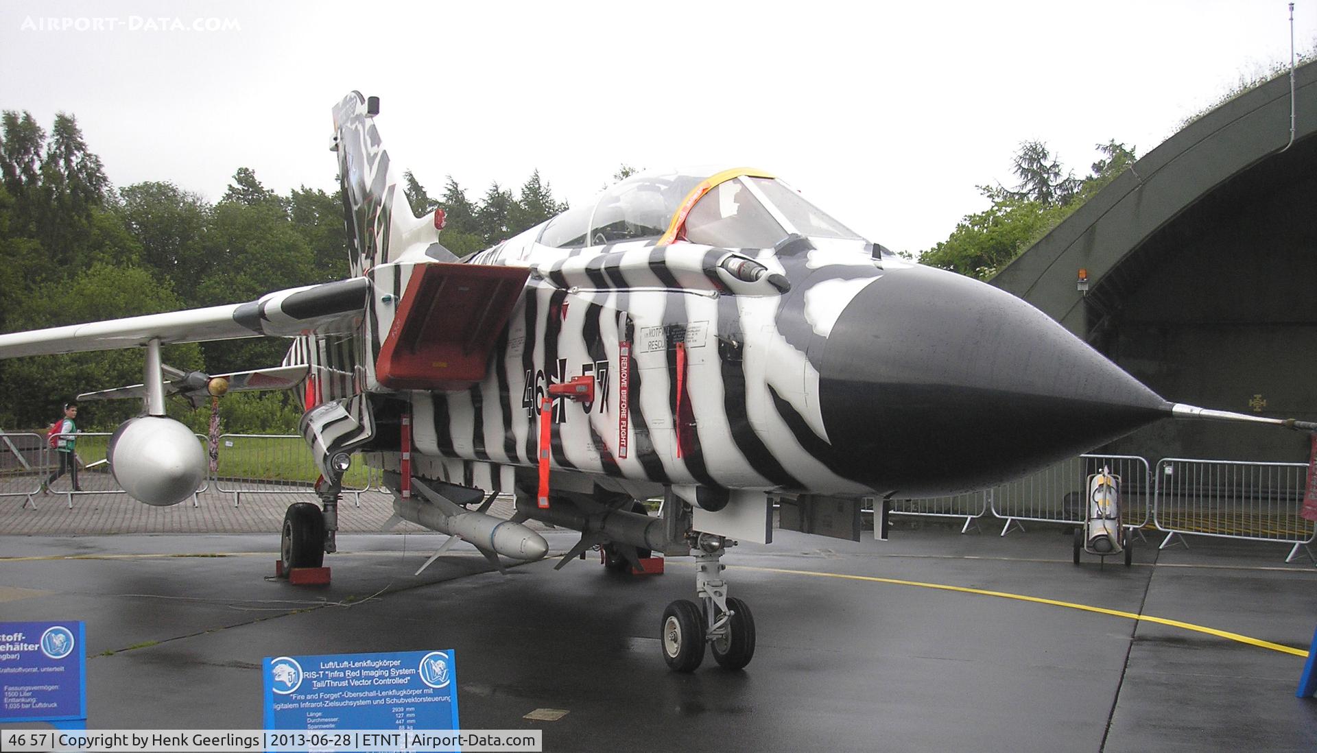 46 57, Panavia Tornado ECR C/N 906/GS290/4357, Phantom F-4F Farewell Airshow at Wittmund AFB.

Artic Tiger Meet cs