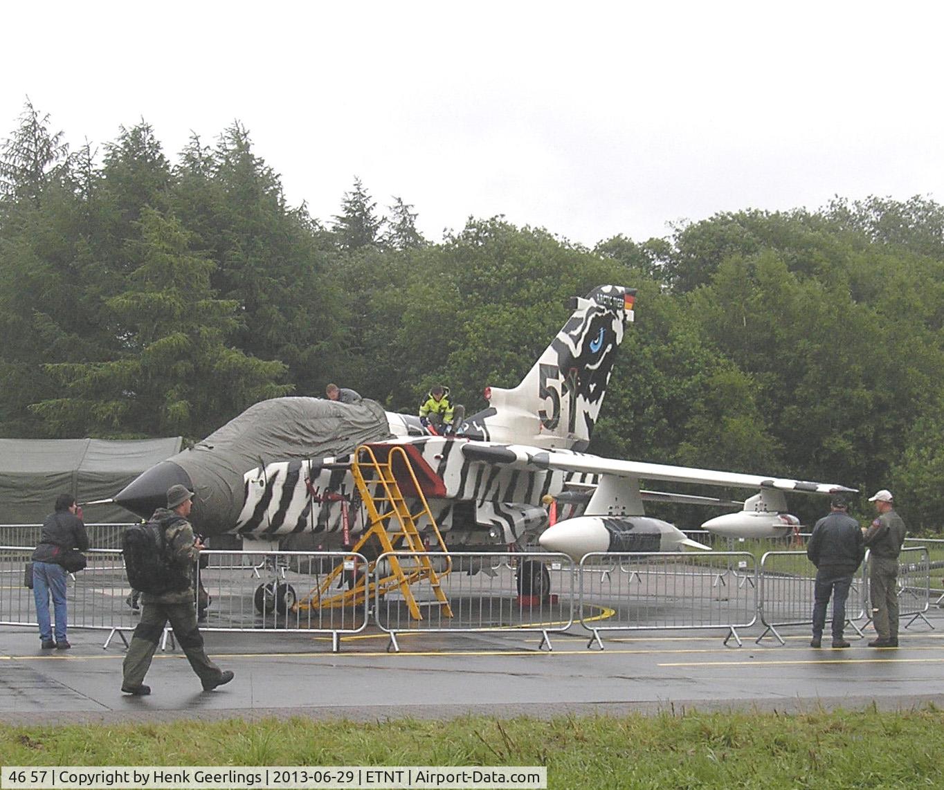 46 57, Panavia Tornado ECR C/N 906/GS290/4357, Phantom F-4F Farewell Airshow at Wittmund AFB.

Artic Tiger Meet cs