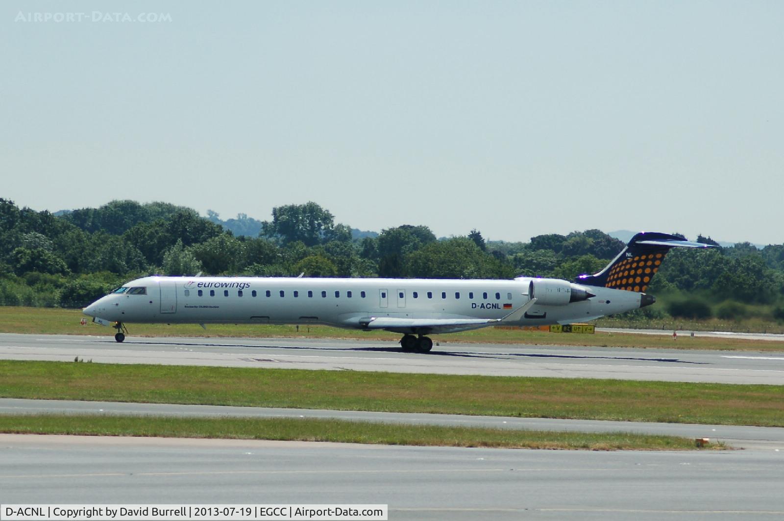D-ACNL, 2010 Bombardier CRJ-900 NG (CL-600-2D24) C/N 15252, Eurowings Canadair CL-600-2D24 D-ACNL taking off from Manchester Airport.