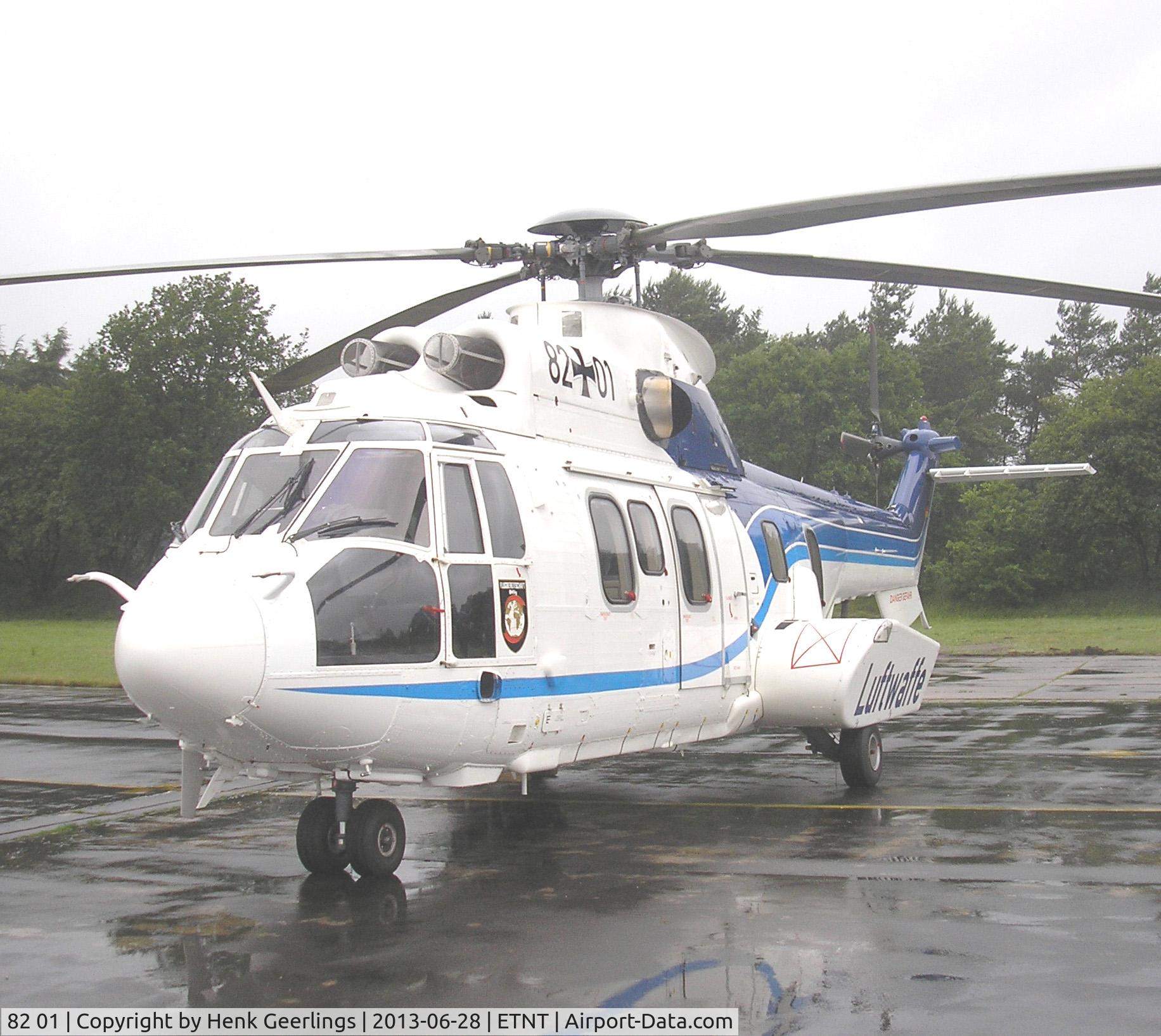 82 01, Eurocopter AS-532U2 Cougar C/N 2449, Phantom F-4F Farewell Airshow at Wittmund AFB.