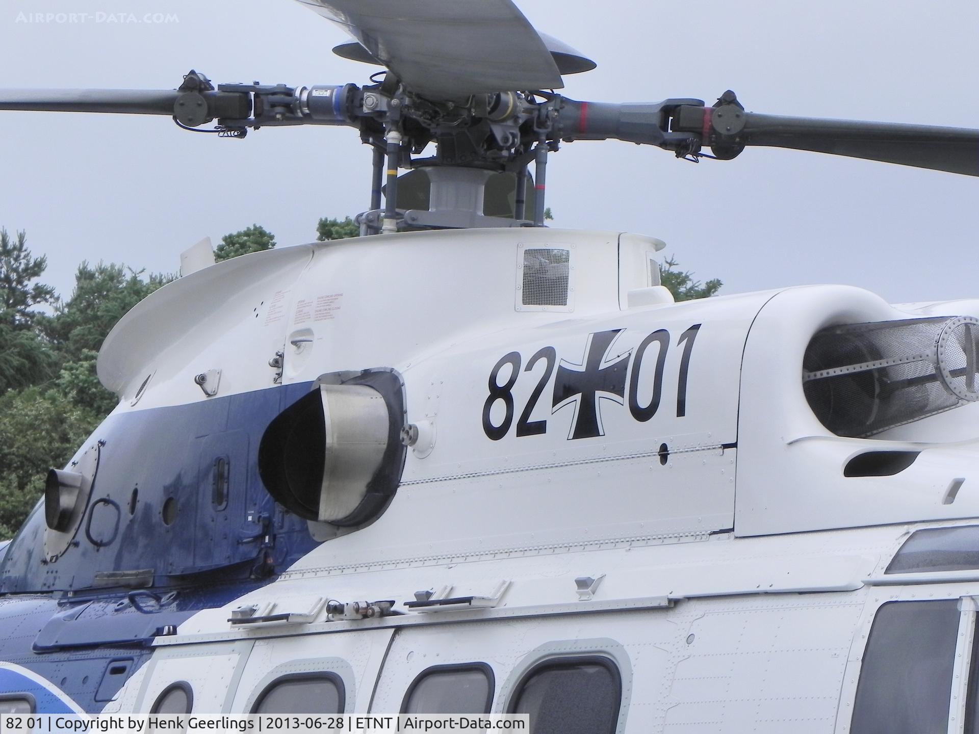 82 01, Eurocopter AS-532U2 Cougar C/N 2449, Phantom F-4F Farewell Airshow at Wittmund AFB.