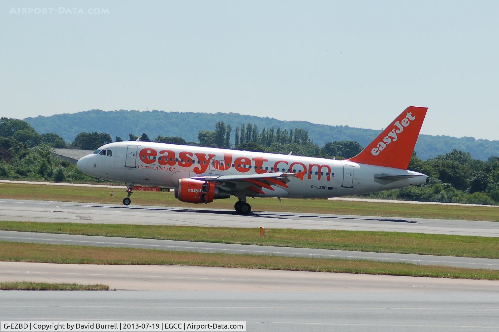 G-EZBD, 2006 Airbus A319-111 C/N 2873, Easyjet Airbus A319 G-EZBD Manchester Airport.