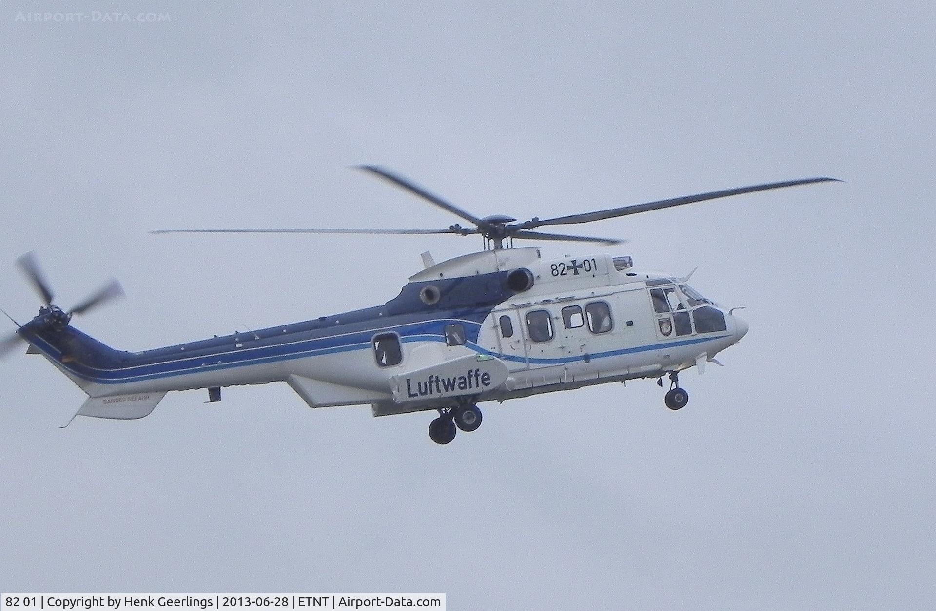 82 01, Eurocopter AS-532U2 Cougar C/N 2449, Phantom F-4F Farewell Airshow at Wittmund AFB.