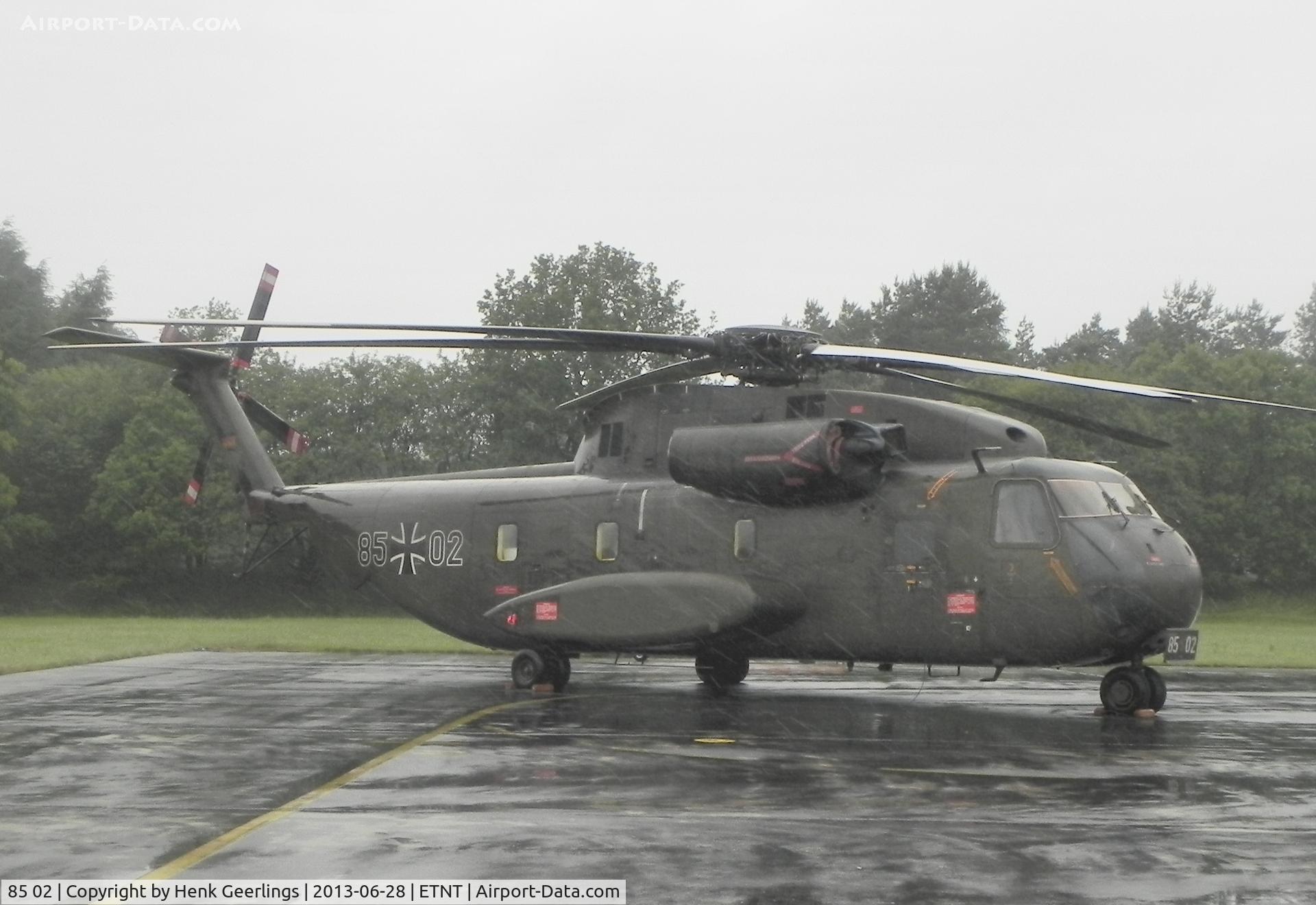 85 02, Sikorsky (VFW-Fokker) CH-53G C/N V65-100, Phantom F-4F Farewell Airshow at Wittmund AFB.