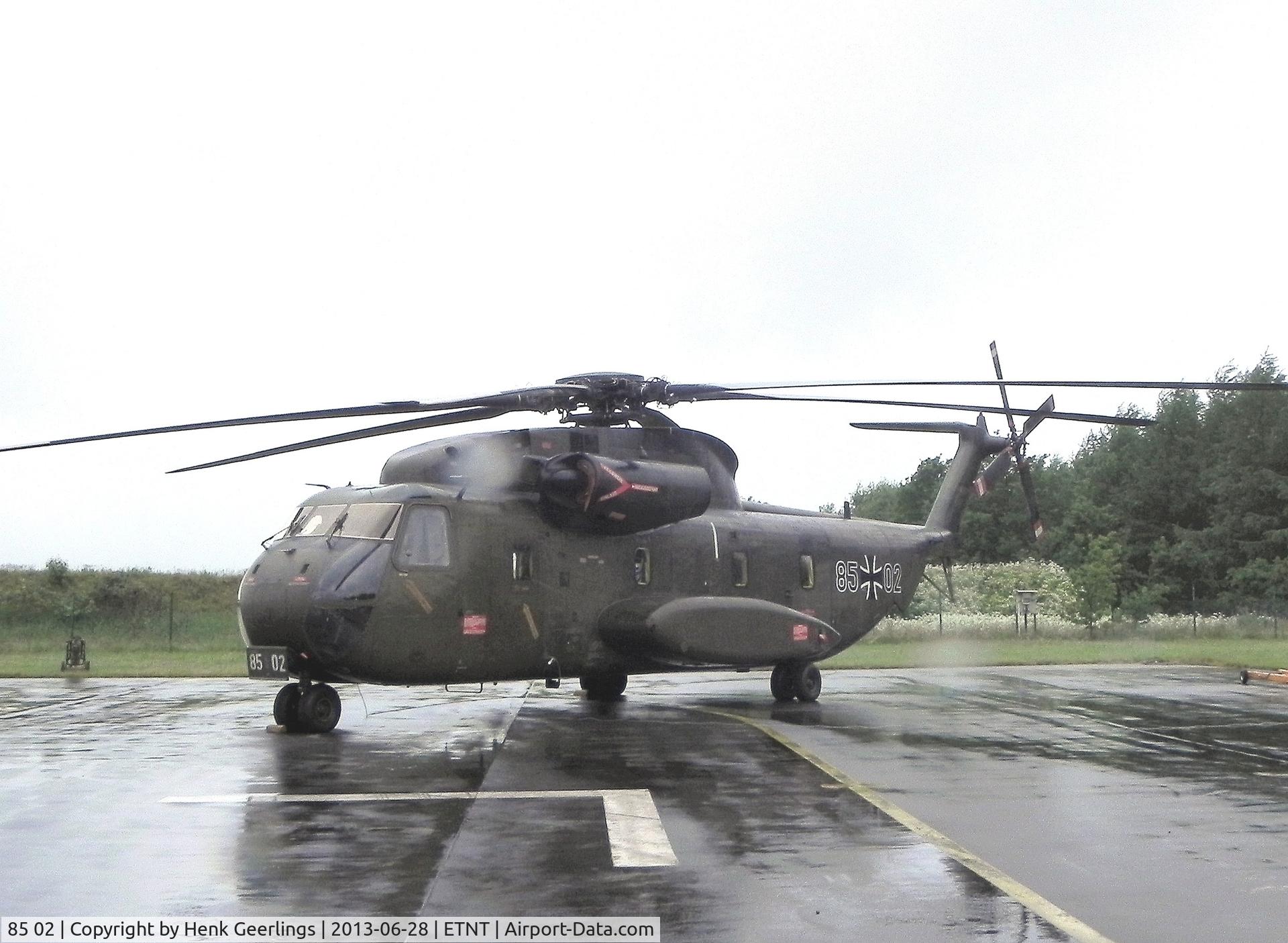 85 02, Sikorsky (VFW-Fokker) CH-53G C/N V65-100, Phantom F-4F Farewell Airshow at Wittmund AFB.