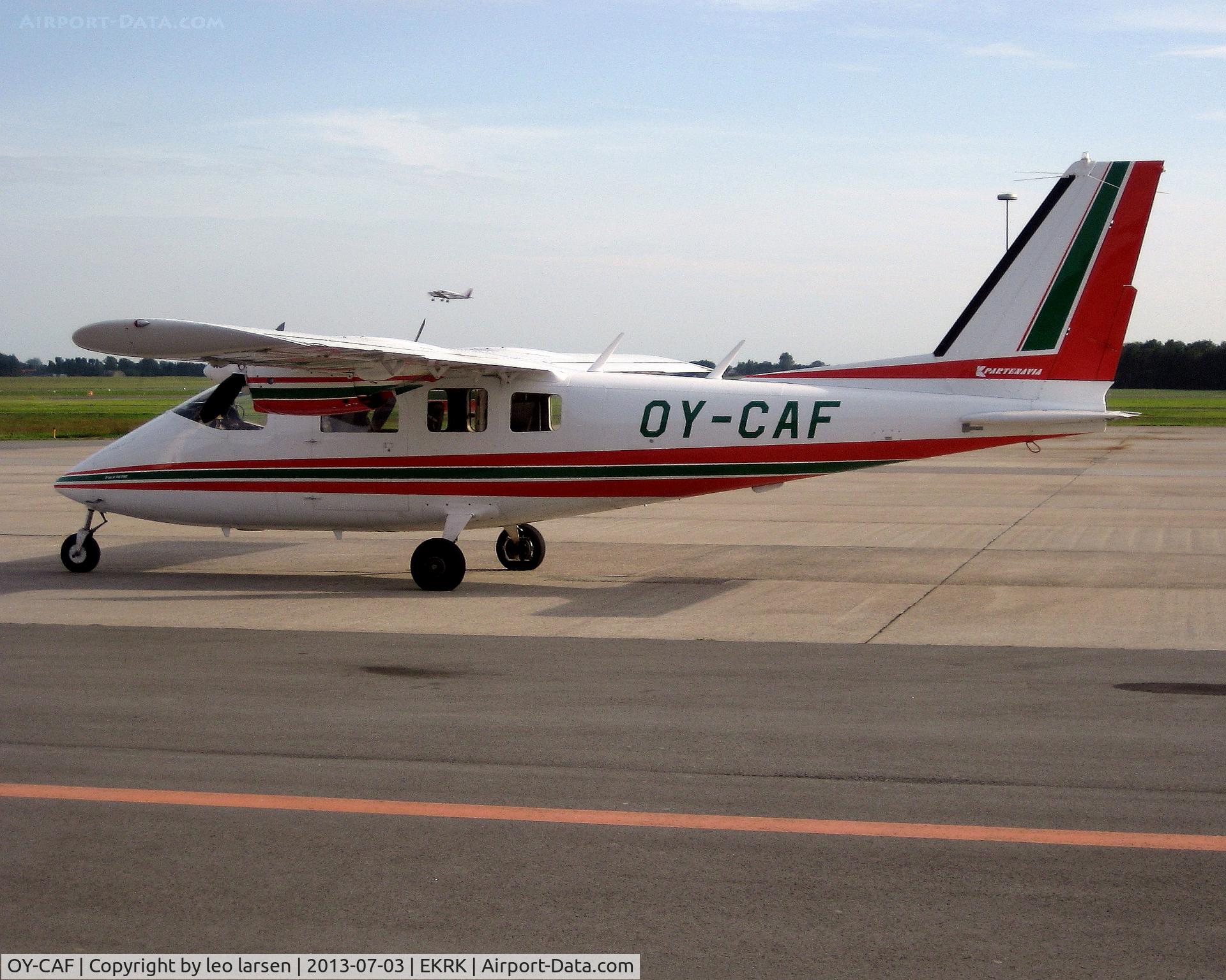 OY-CAF, 1980 Partenavia P-68B C/N 196, Roskilde Denmark 3.7.13