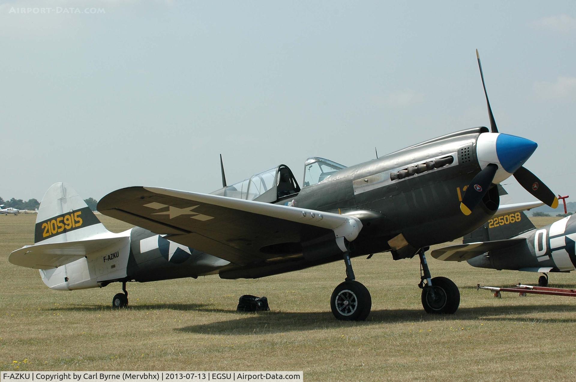 F-AZKU, 1942 Curtiss P-40N Warhawk C/N 29677, Part of the 