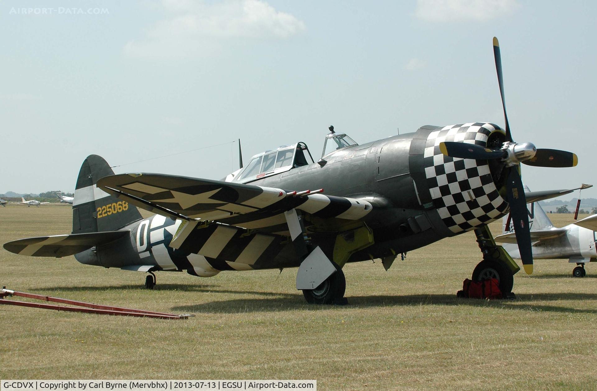 G-CDVX, 1942 Curtiss P-47G Thunderbolt C/N 21953, Part of the 