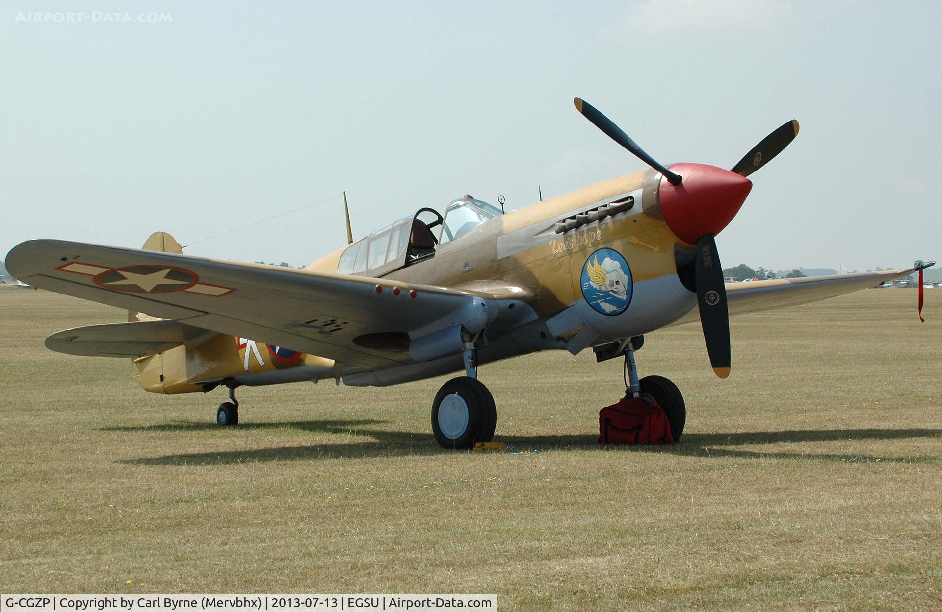 G-CGZP, 1942 Curtiss P-40F Warhawk C/N 19503, Part of the 
