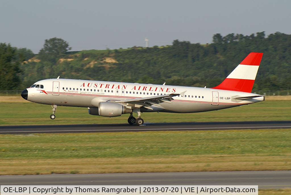 OE-LBP, 1998 Airbus A320-214 C/N 797, Austrian Airlines Airbus A320 (Retro)