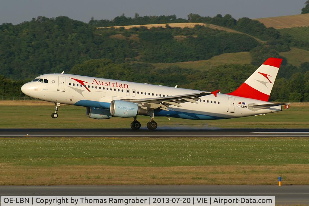 OE-LBN, 1997 Airbus A320-214 C/N 768, Austrian Airlines Airbus A320