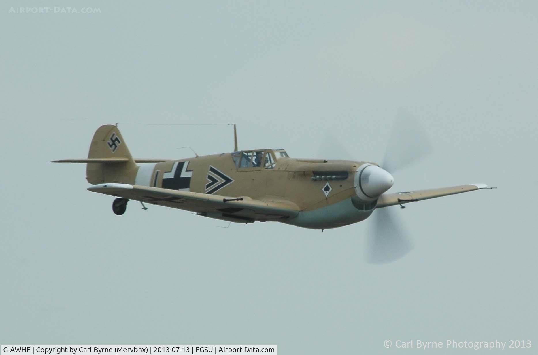 G-AWHE, Hispano HA-1112-M1L Buchon C/N 64, Flying as part of the 