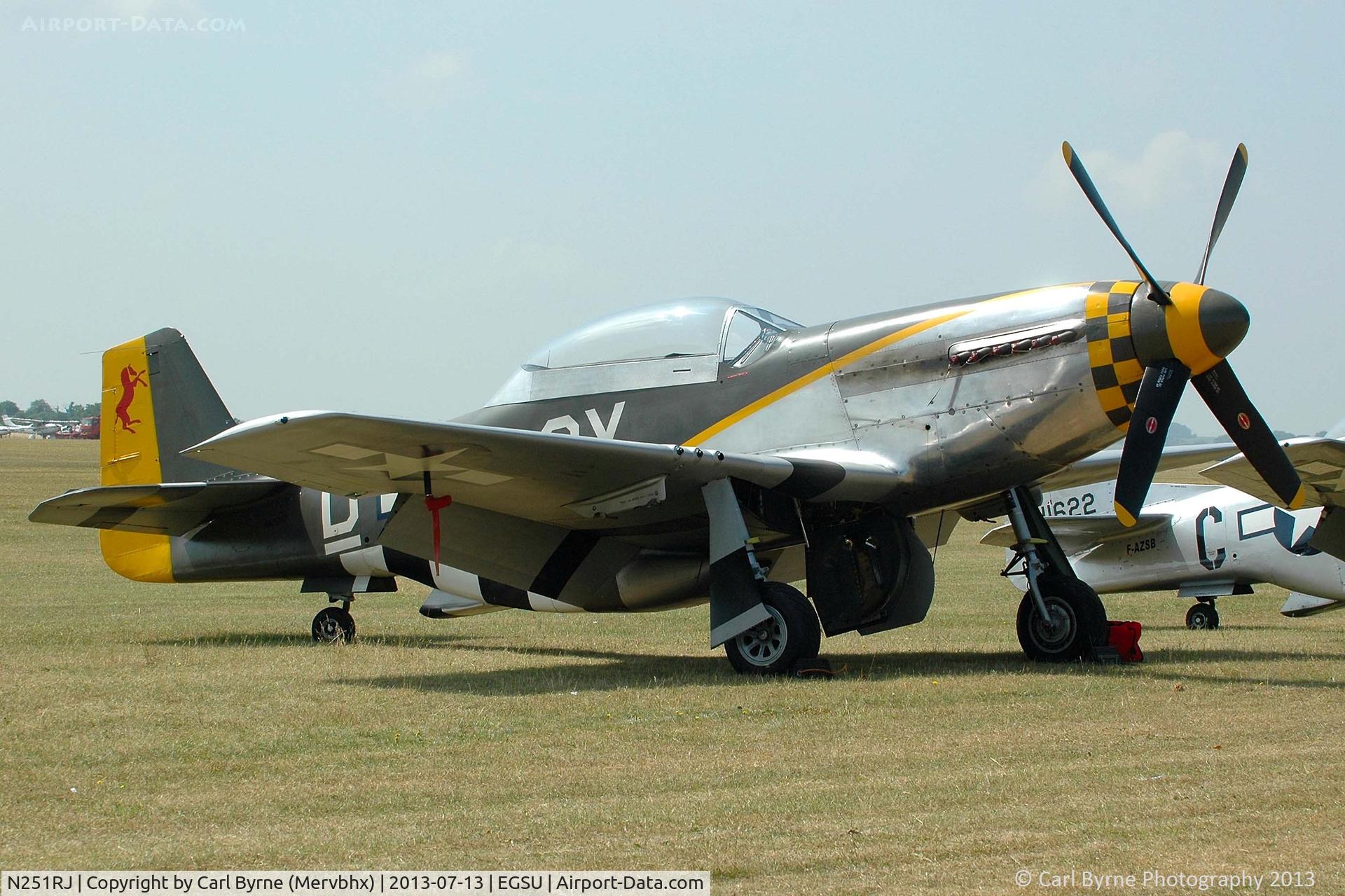 N251RJ, 1944 North American TF-51D Mustang C/N 124-44703, Part of the 
