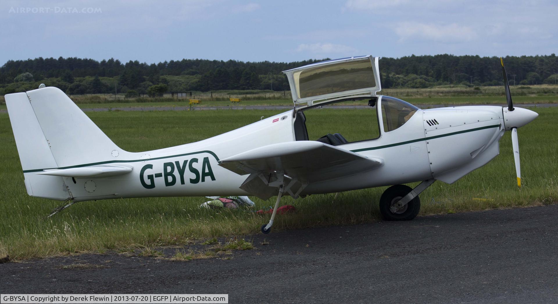 G-BYSA, 2000 Europa XS Monowheel C/N PFA 247-13199, Visiting EUROPA XS seen at EGFP.