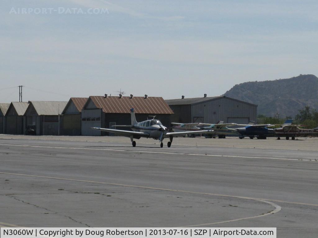 N3060W, 1973 Beech A36 Bonanza 36 C/N E-488, 1973 Beech A36 BONANZA, Continental IO-520-B 285 Hp, landing roll Rwy 22