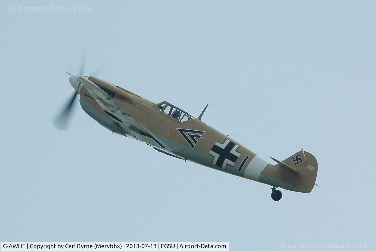 G-AWHE, Hispano HA-1112-M1L Buchon C/N 64, Flying as part of the 
