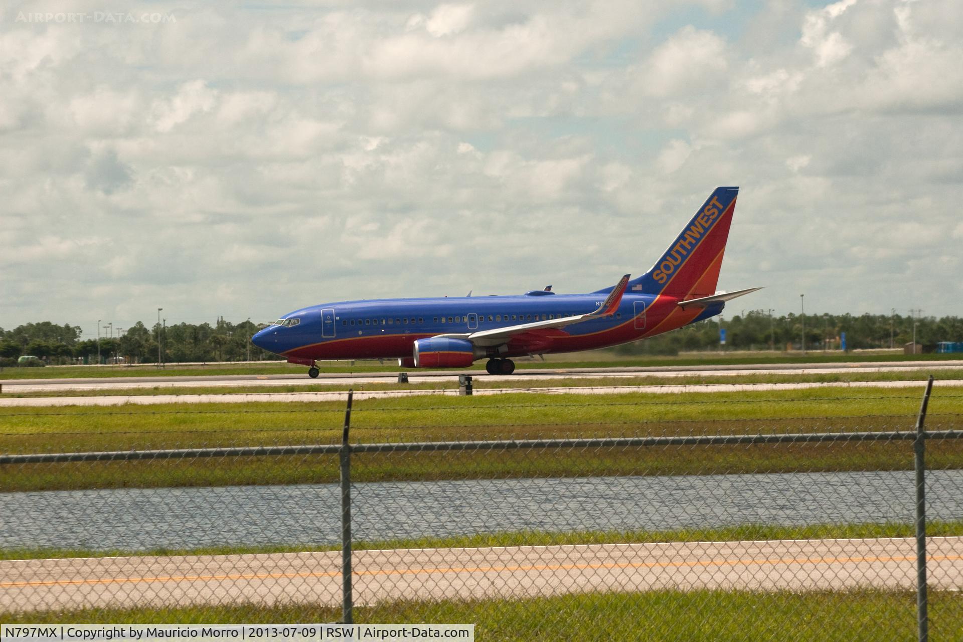 N797MX, 2001 Boeing 737-7H4 C/N 27890, Taking Off RWY 6