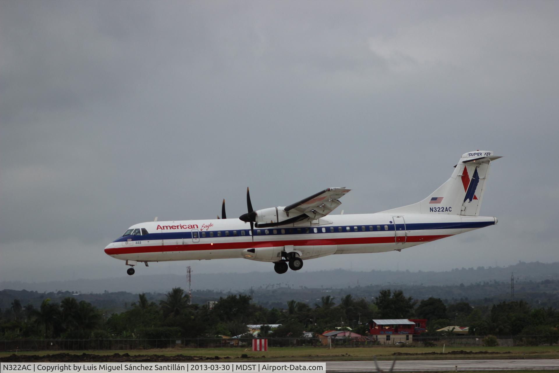 N322AC, 1992 ATR 72-212 C/N 320, American Eagle ATR-72 (N322AC).