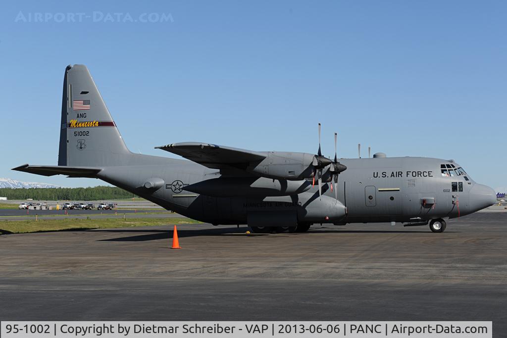 95-1002, 1995 Lockheed C-130H Hercules C/N 382-5422, USAF C130