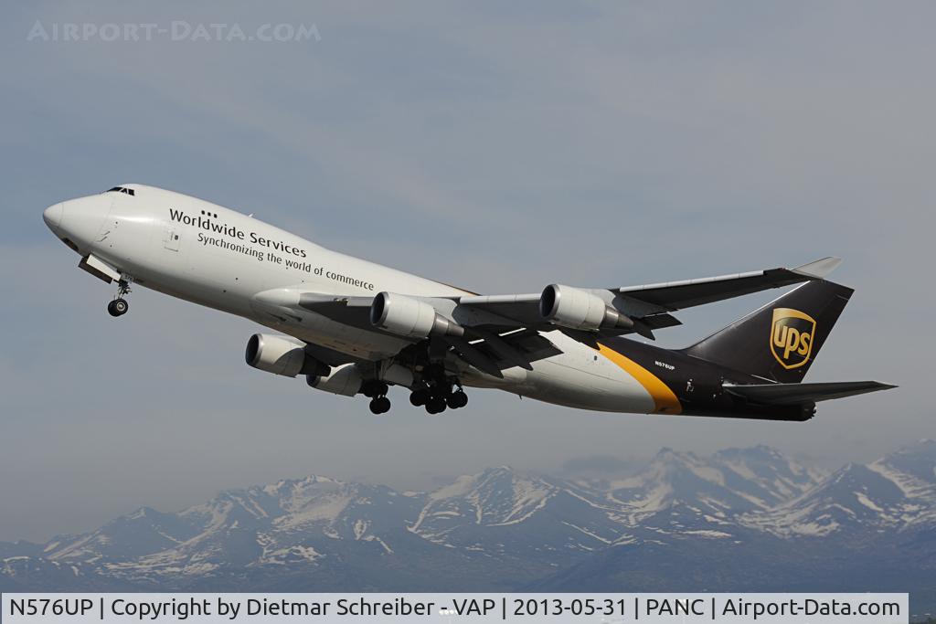N576UP, 2008 Boeing 747-44AF C/N 35665, UPS Boeing 747-400