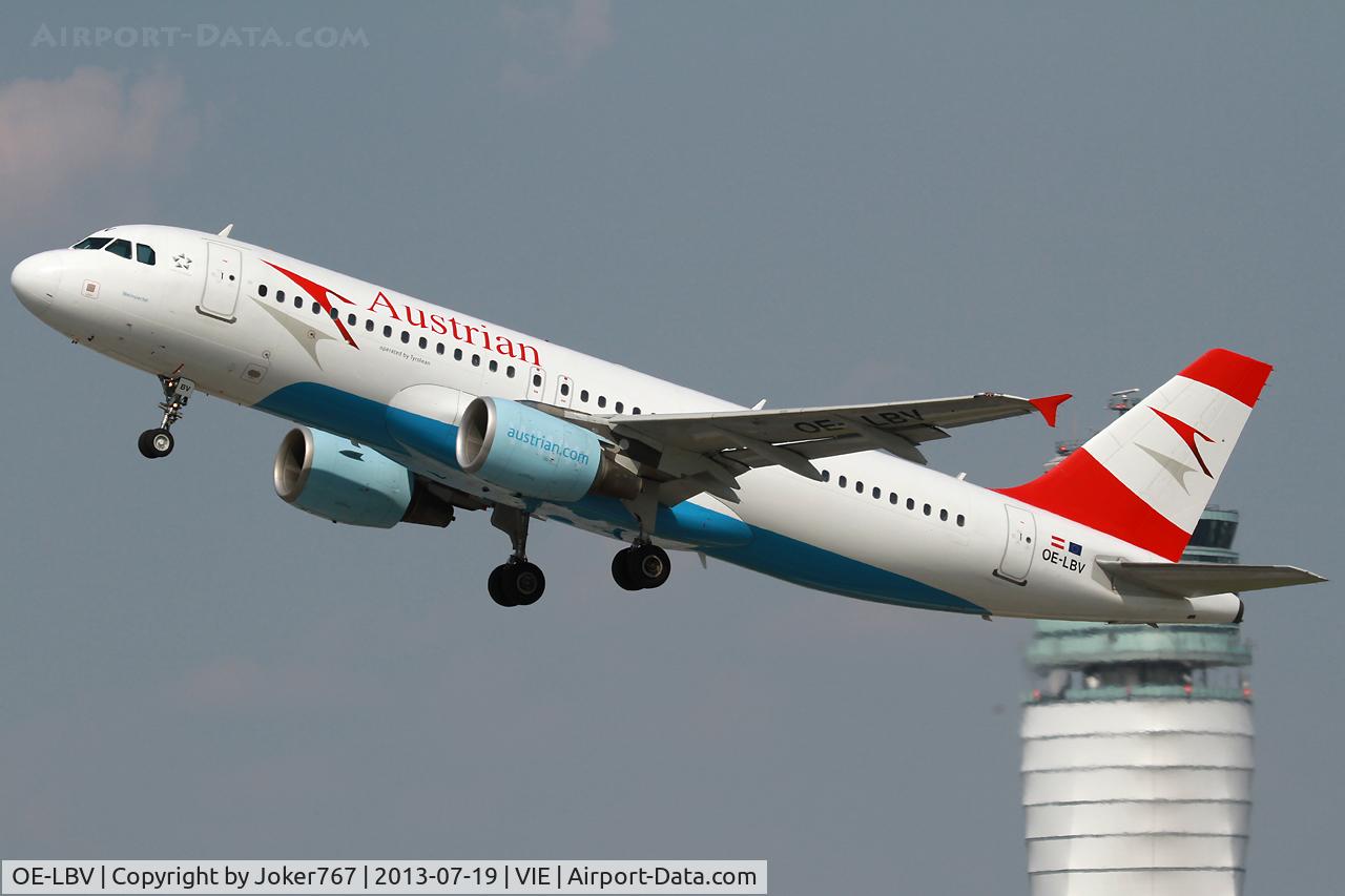 OE-LBV, 2000 Airbus A320-214 C/N 1385, Austrian Airlines