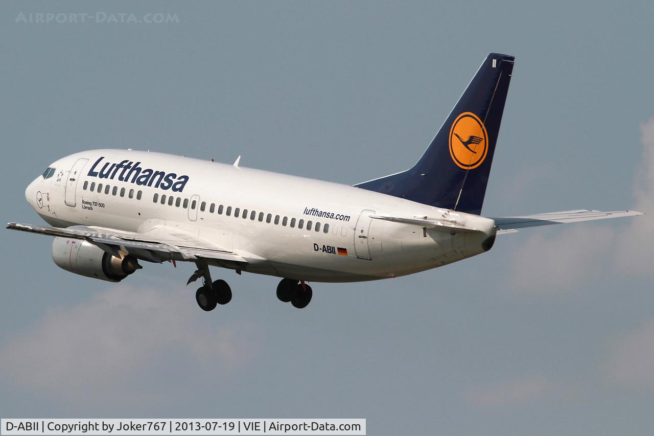 D-ABII, 1991 Boeing 737-530 C/N 24822, Lufthansa