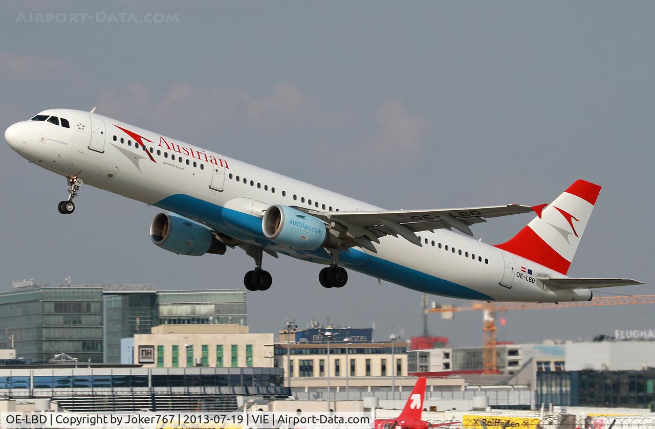 OE-LBD, 1998 Airbus A321-211 C/N 920, Austrian Airlines