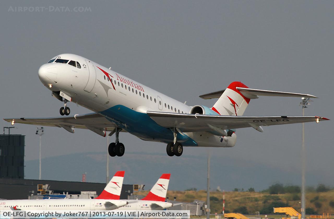 OE-LFG, 1995 Fokker 70 (F-28-0070) C/N 11549, Austrian Airlines