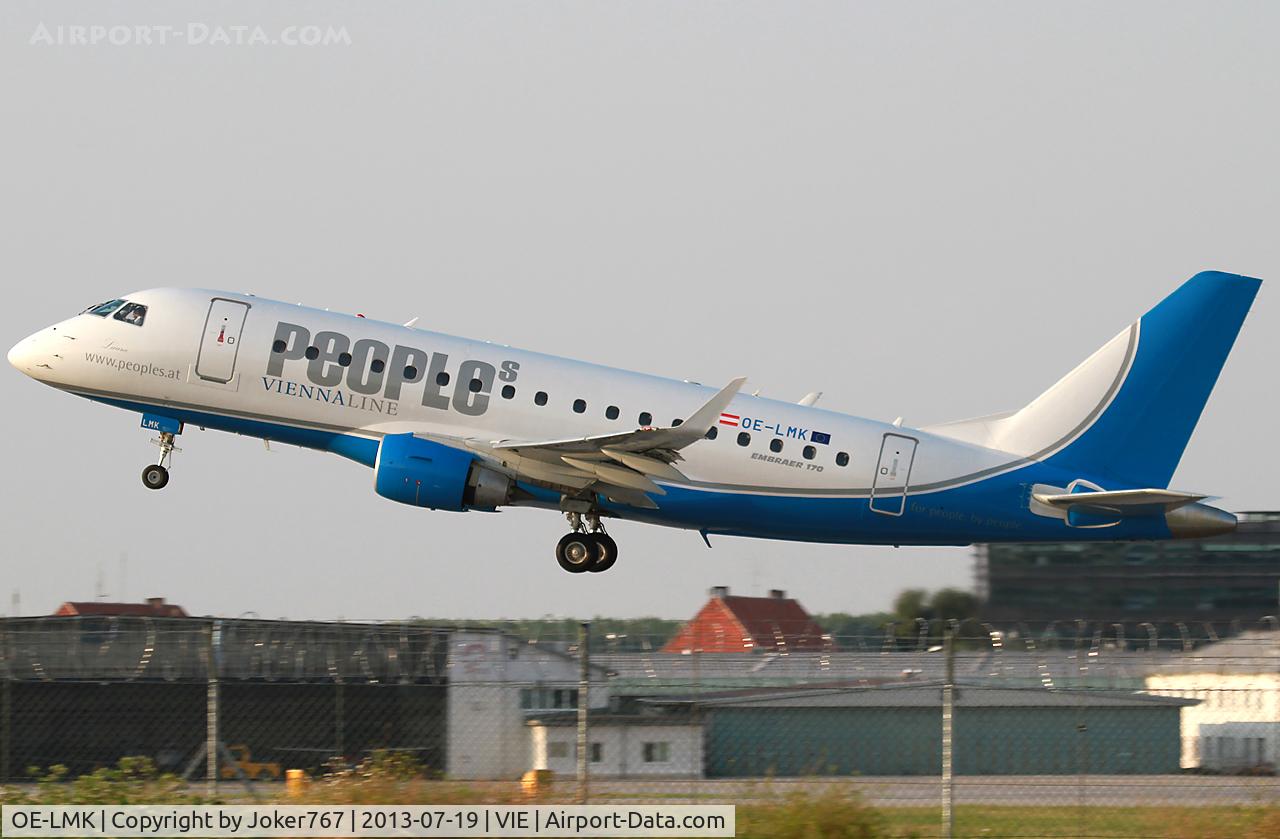 OE-LMK, 2006 Embraer 170LR (ERJ-170-100LR) C/N 17000150, People's Viennaline