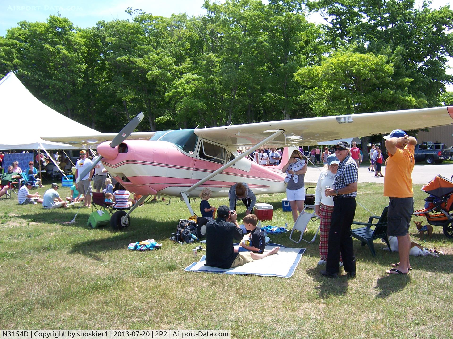 N3154D, 1955 Cessna 180 C/N 31952, 60th annual Washington Island fishboil