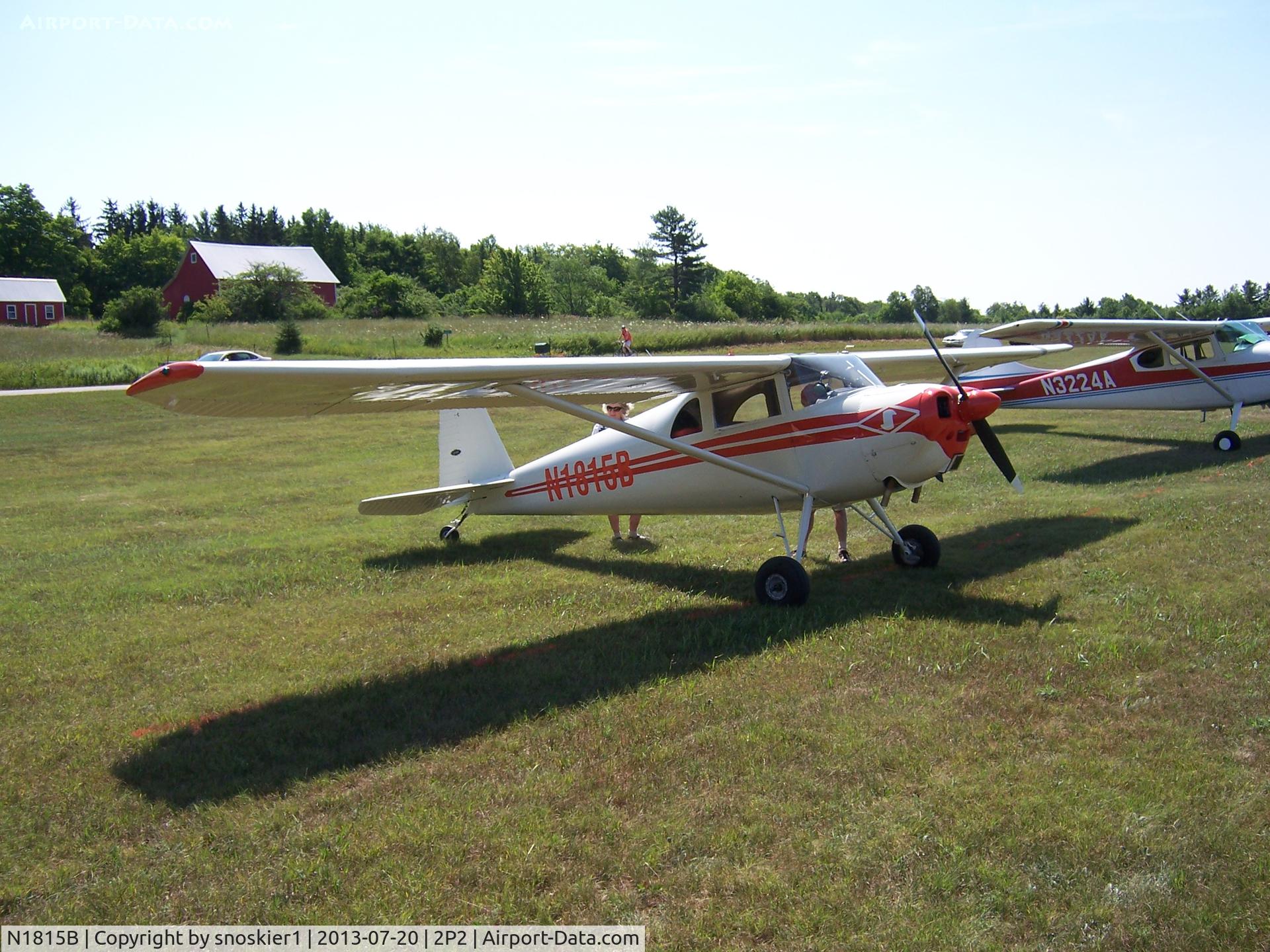 N1815B, 1948 Luscombe 8E Silvaire C/N 6242, 60th Annual Washington Island fishboil