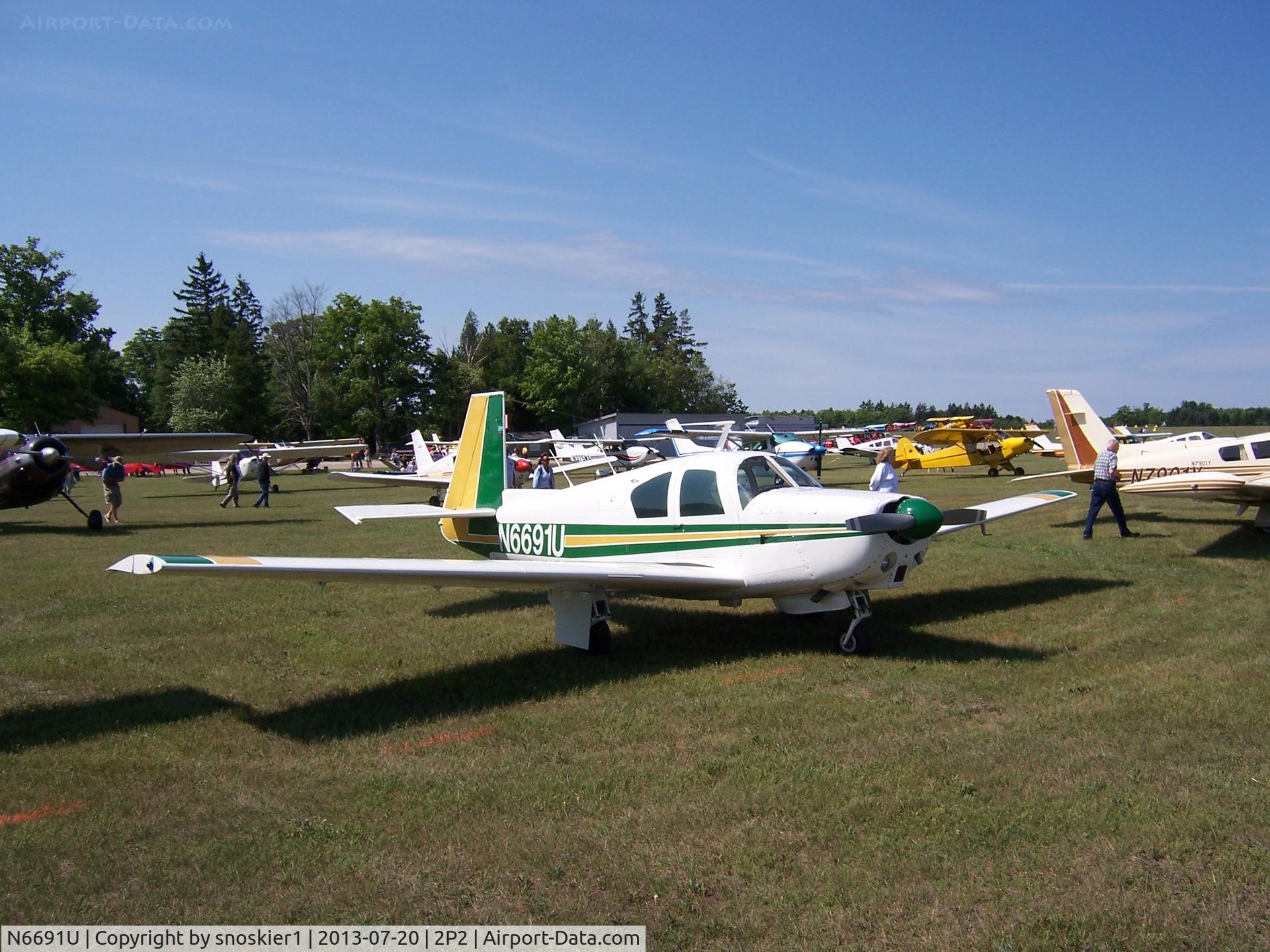 N6691U, 1963 Mooney M20C Ranger C/N 2418, 60th Annual Washington Island fishboil